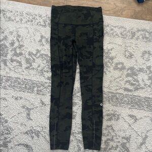 Lululemon fast and free camo pants
